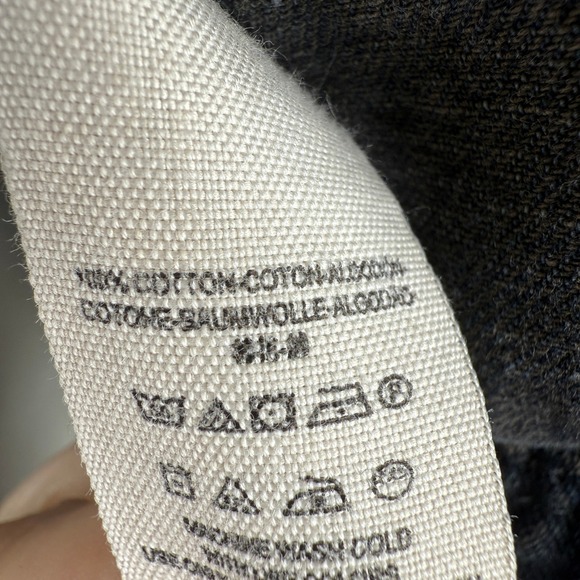 Free People Jacket Small Denim Retro 90s Grunge Distressed Sweatshirt Hoodie - Picture 9 of 11